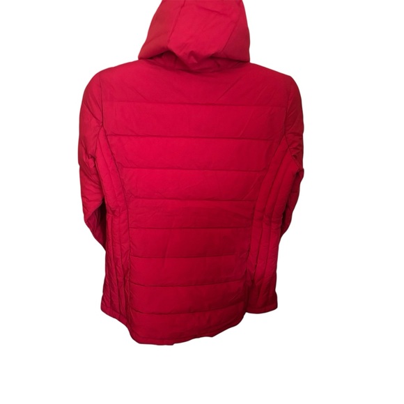 Tommy Hilfiger Women’s Vibrant Red Puffer Jacket - Picture 3 of 15